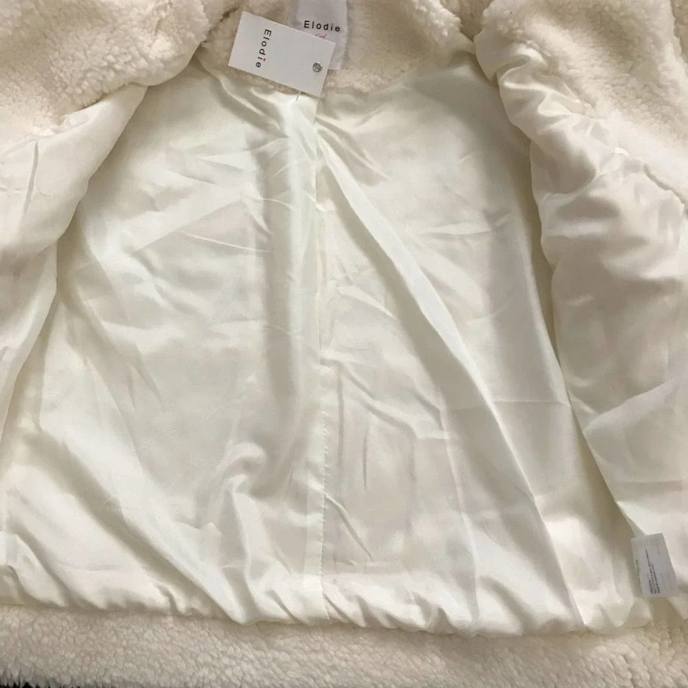 Elodie NWT Faux Shearling Spread Collar Jacket Girls Various - Picture 7 of 11